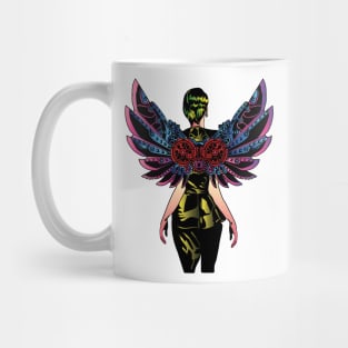 Steampunk Girl with Wings Mug